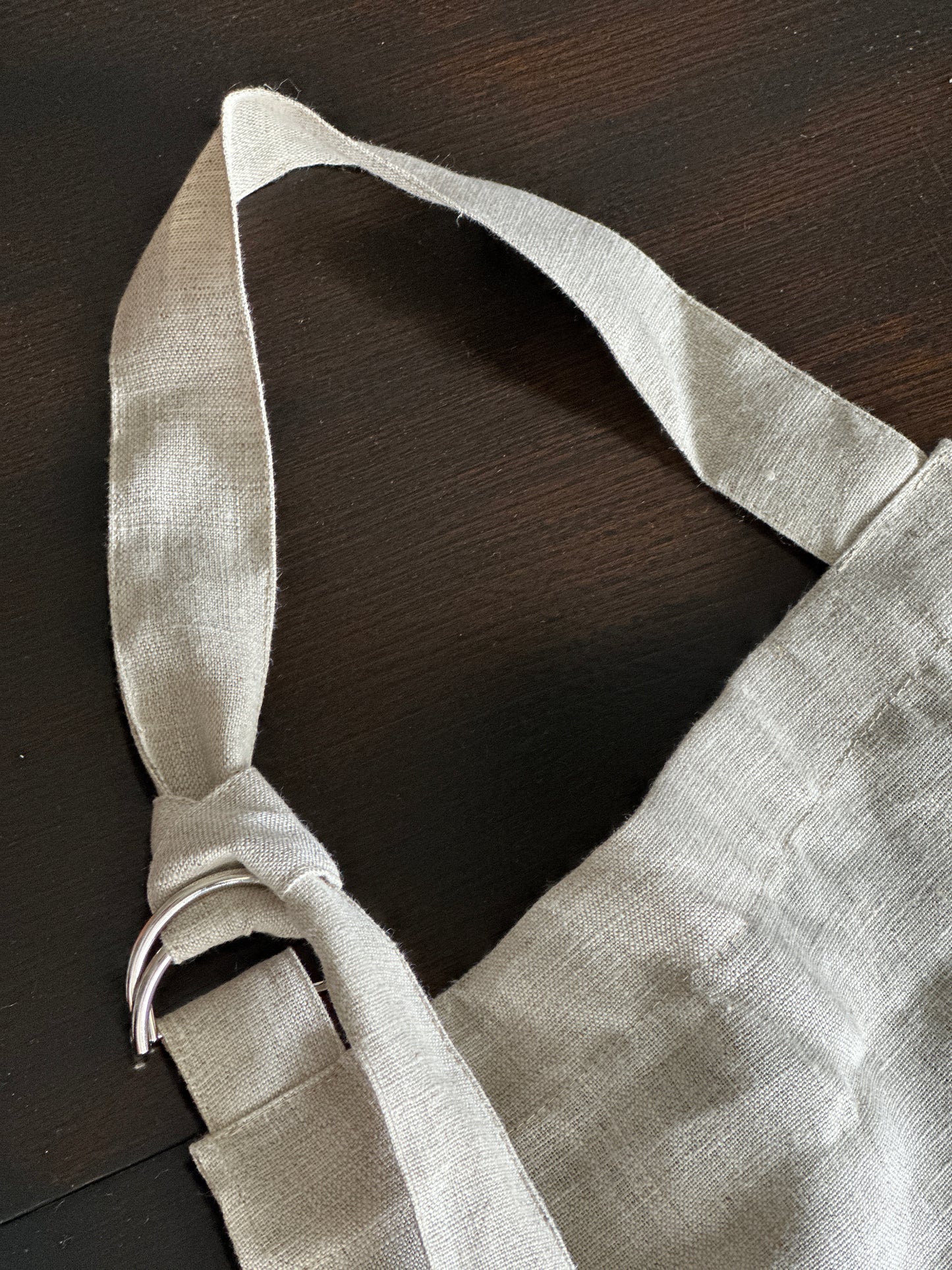 Linen Apron- Orange blossom