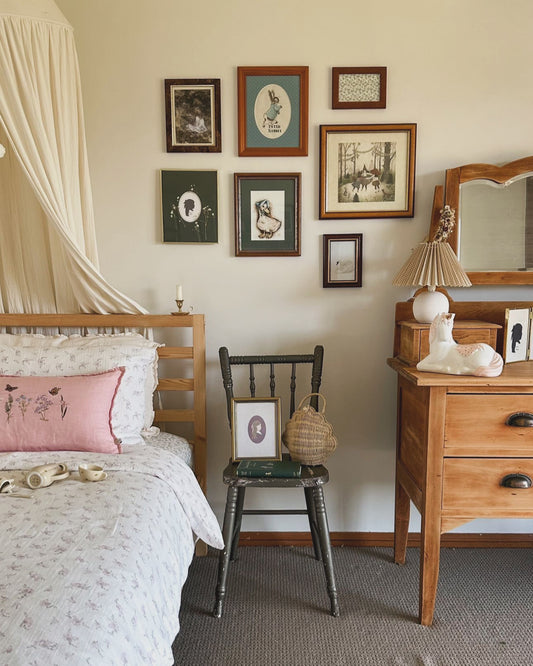 Pure Linen Cushion Cover- Wildflower edition