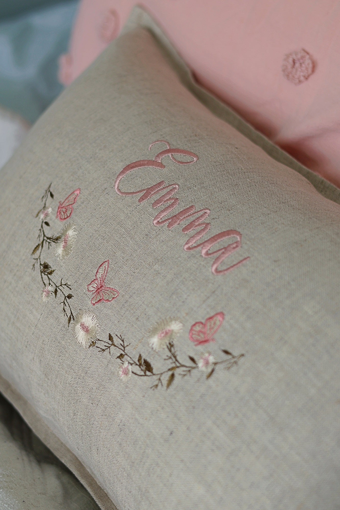 The Daisy Pure Linen Cushion