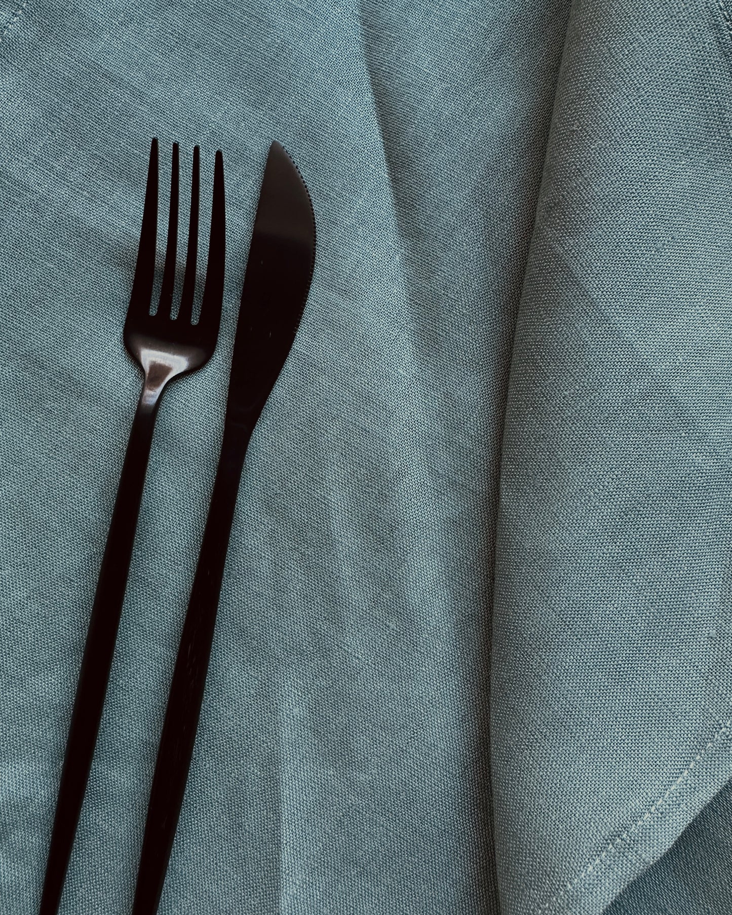 Pure Linen Napkins- Sage