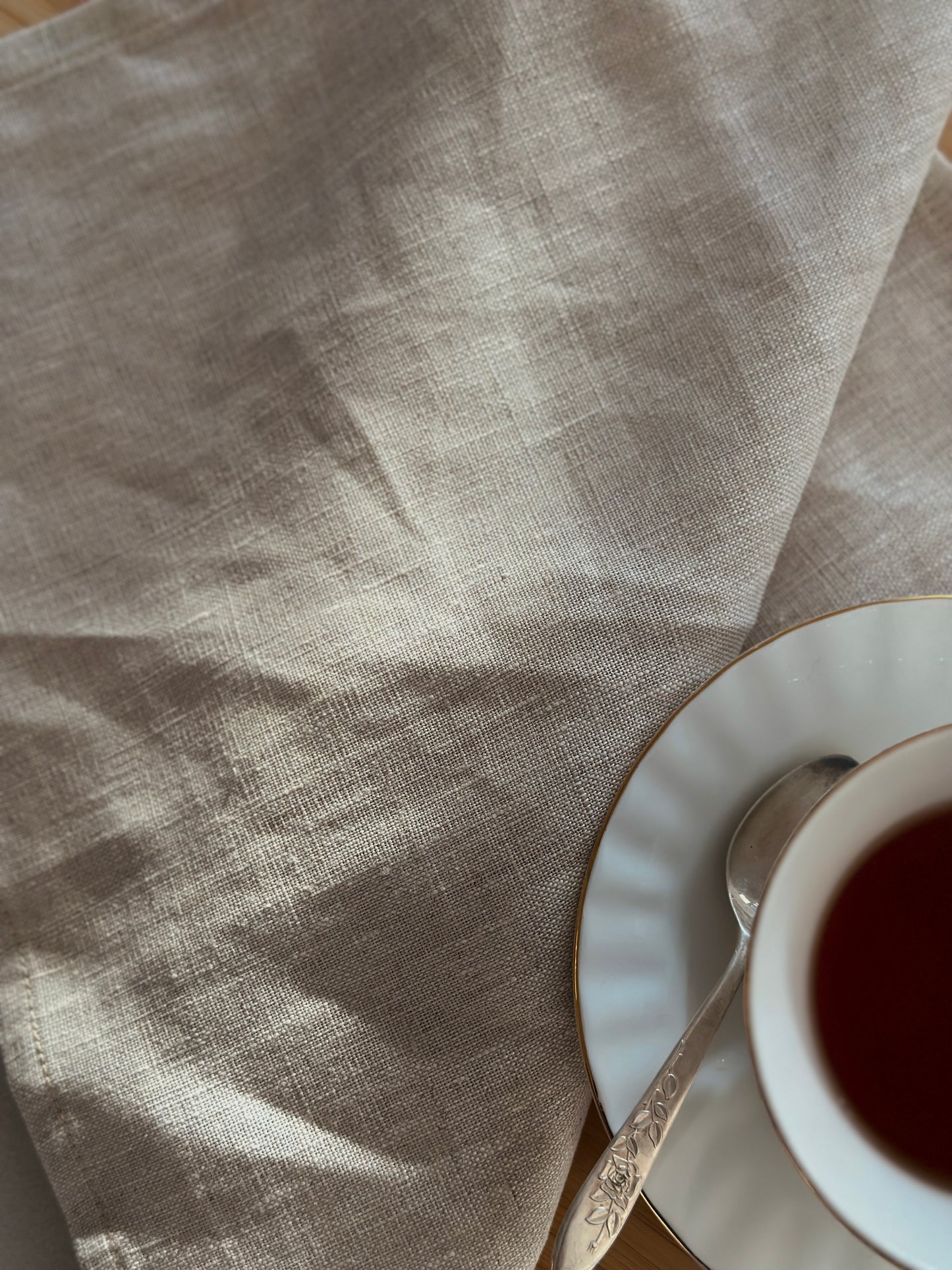 Pure Linen Napkins- Natural