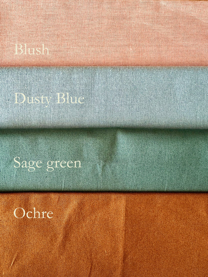 Personalised room flag- Dusty Blue
