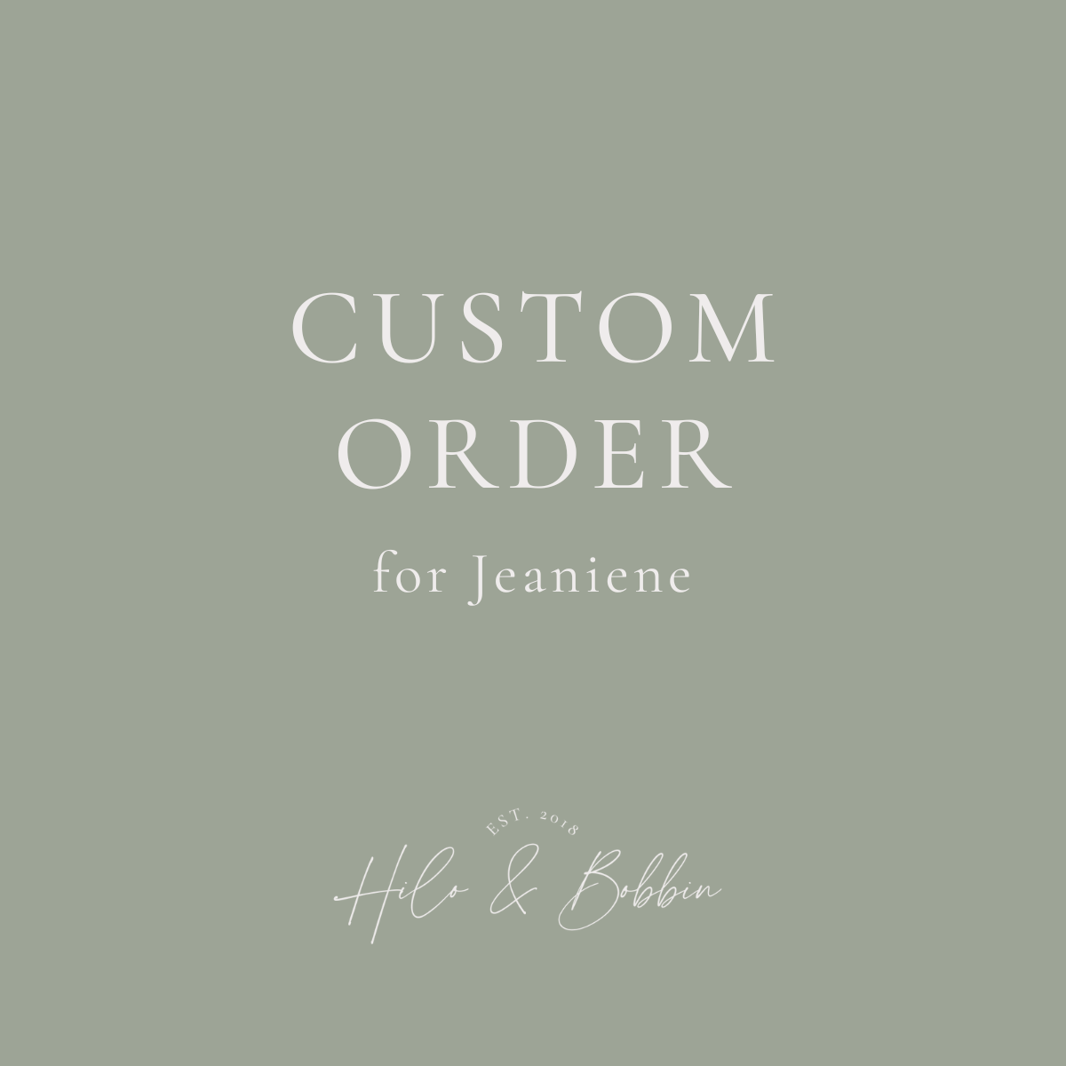 Custom cushion cover