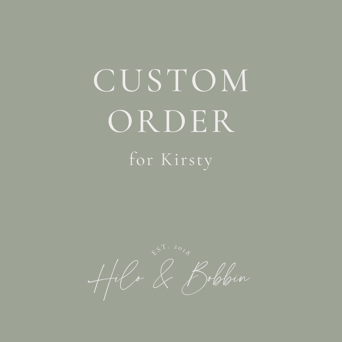Custom Cushion Order