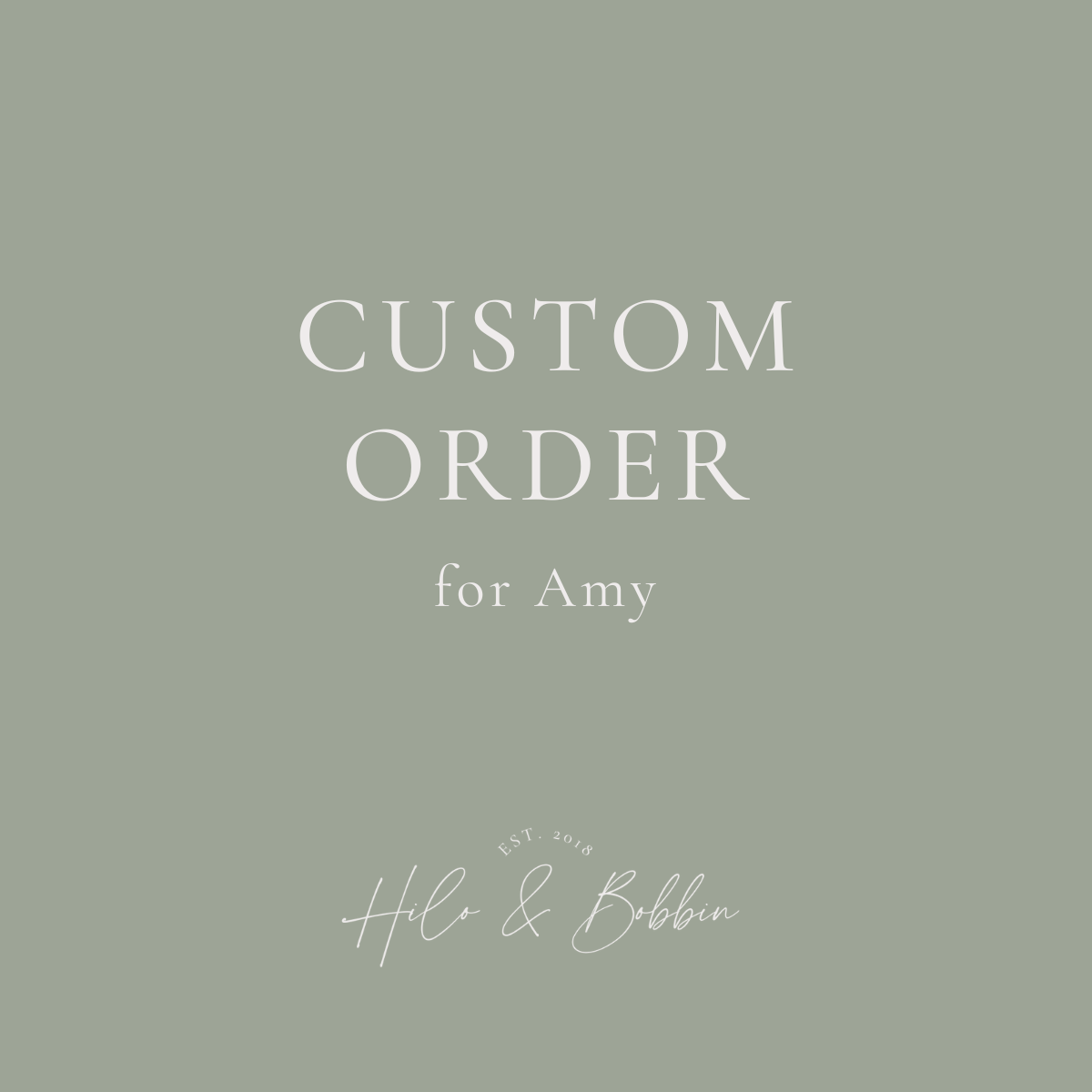 Custom Apron Order
