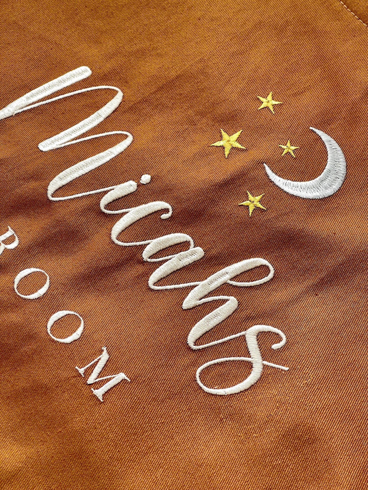 Personalised room flag- Ochre