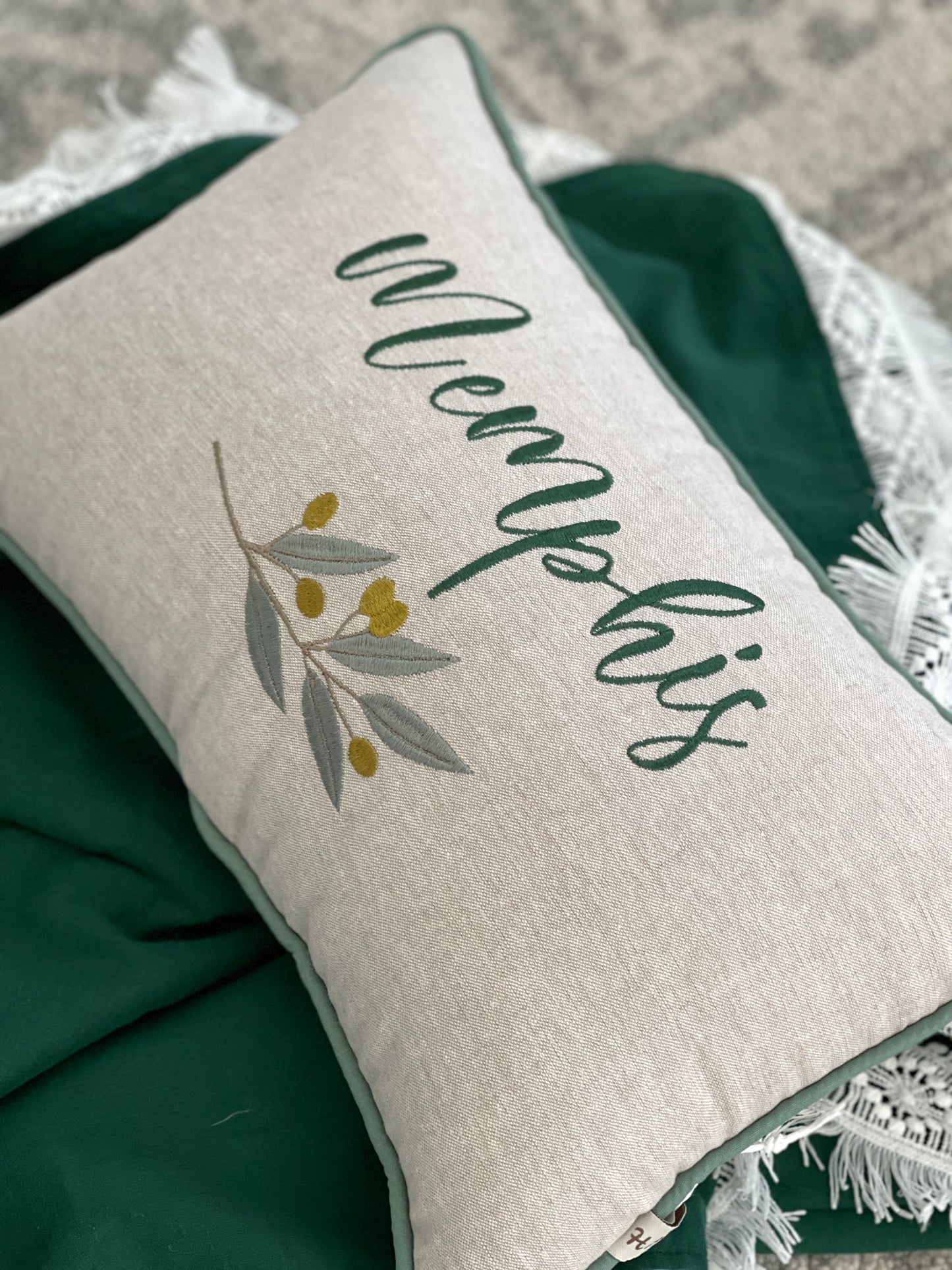 The Olive Cushion