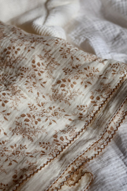 Cotton Muslin Blanket- Hazel Bloom
