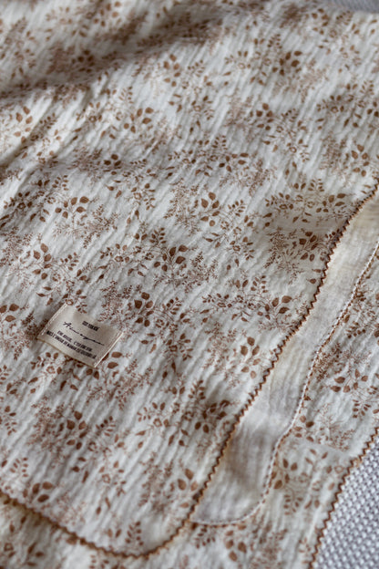 Cotton Muslin Blanket- Hazel Bloom