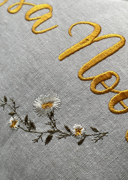 The Daisy Pure Linen Cushion