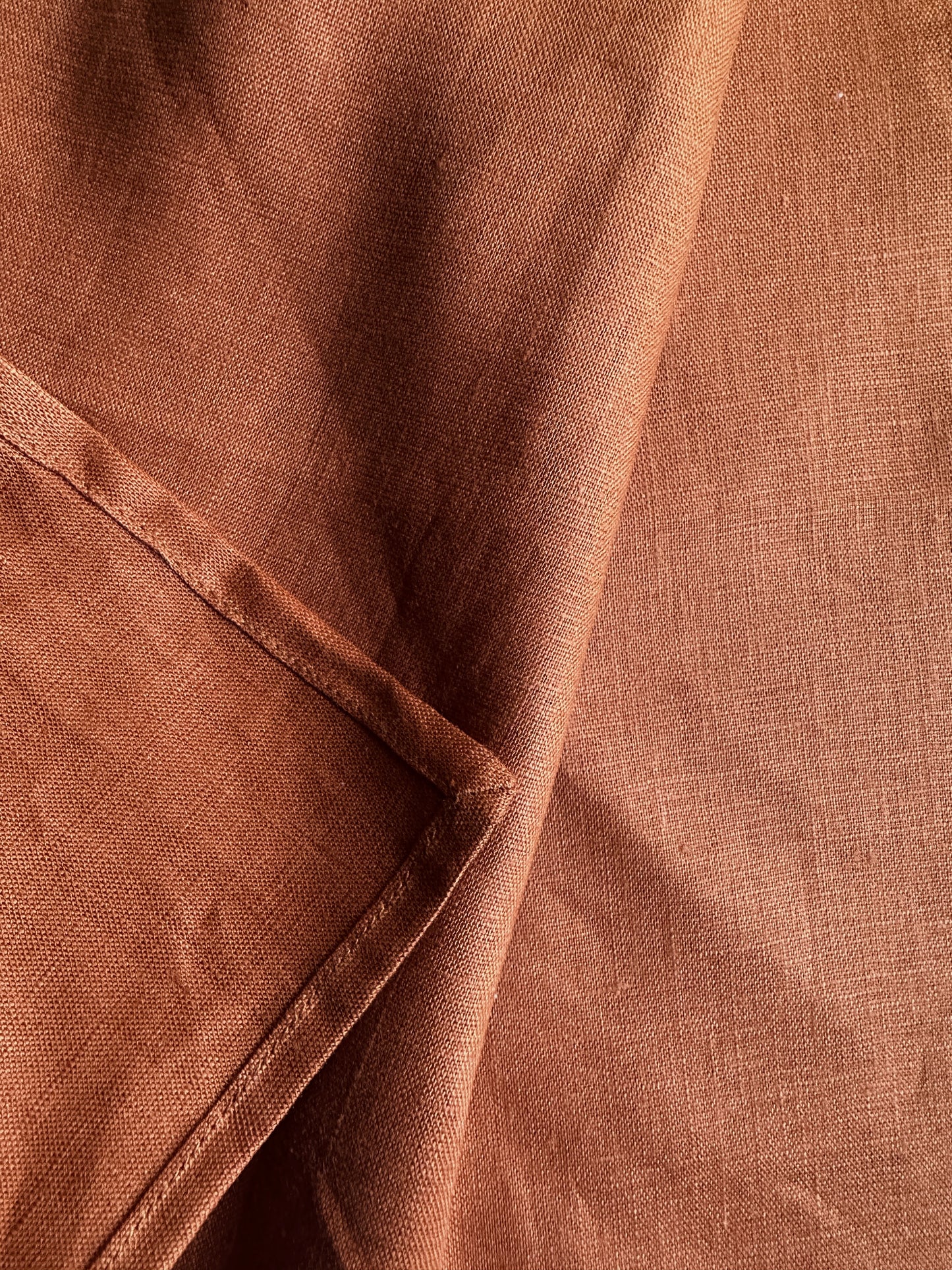 Pure Linen Napkins- Rust