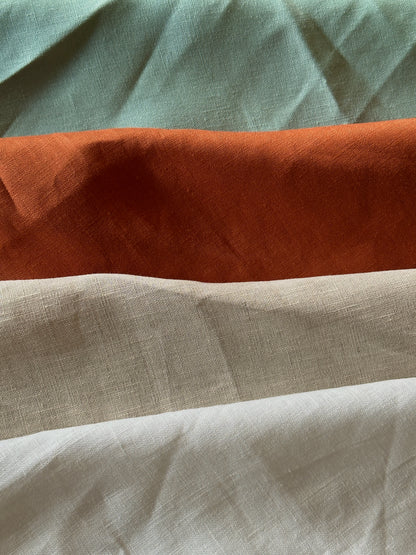 Pure Linen Napkins- Rust