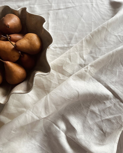 Linen Tablecloth- Script Edition