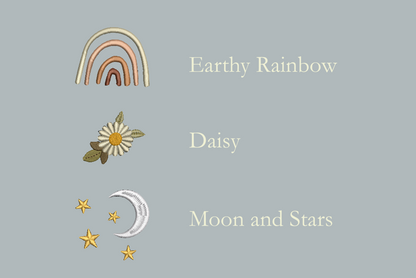 Personalised room flag- Dusty Blue