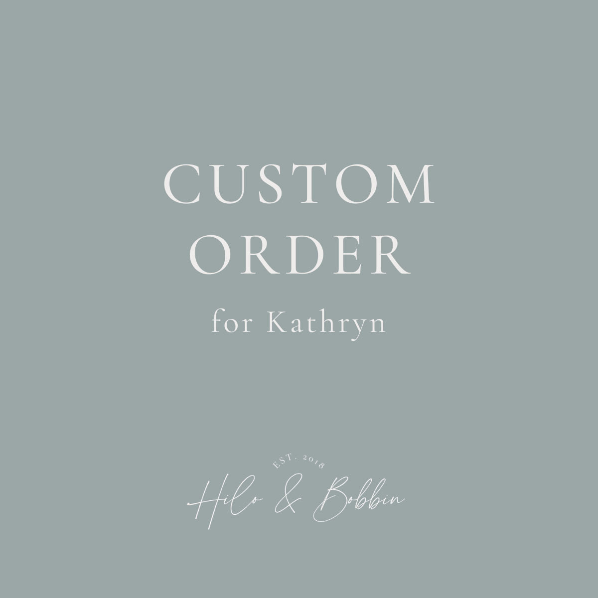 Custom Cushion Order