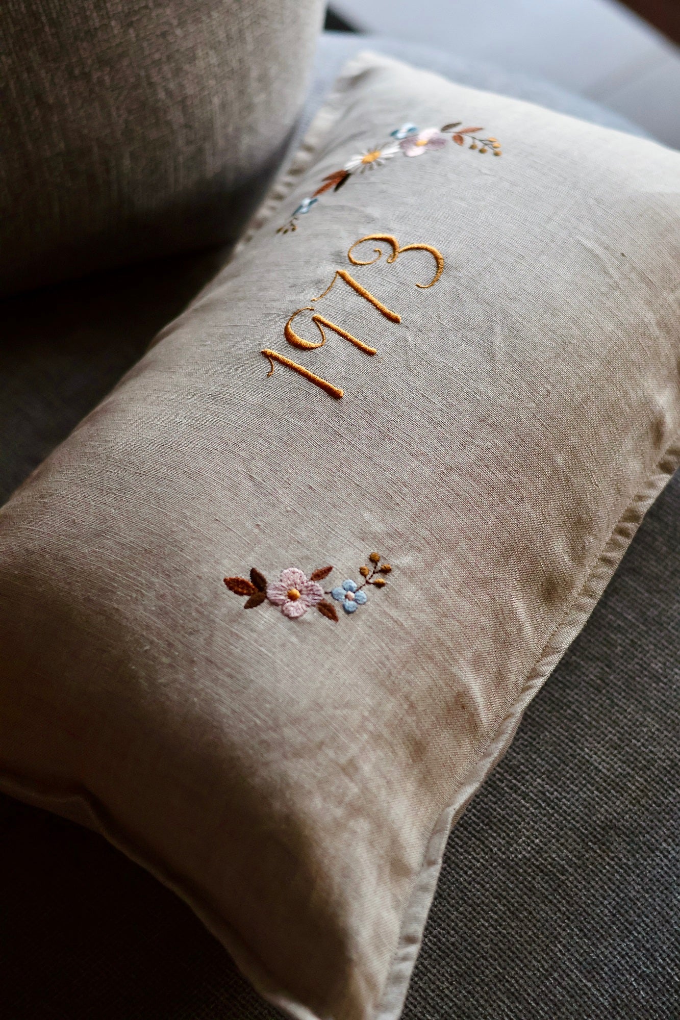 The Goldie Pure Linen Cushion