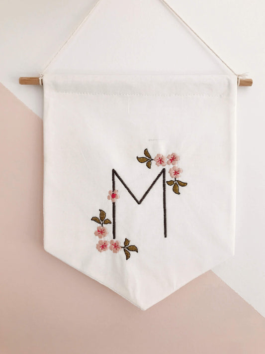 Sakura Initial Mini Banner