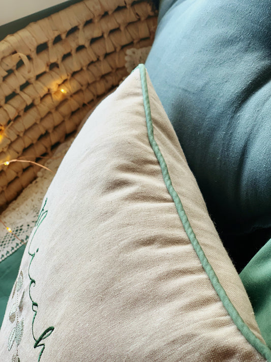 The Eucalyptus leaf Cushion